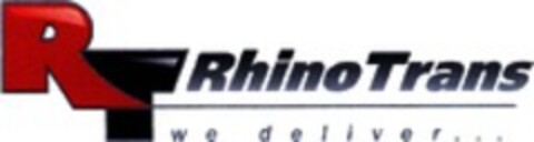 RT Rhino Trans we deliver... Logo (WIPO, 03/12/2009)