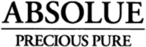 ABSOLUE PRECIOUS PURE Logo (WIPO, 22.01.2015)