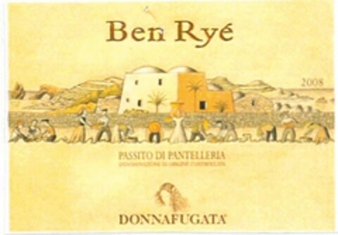 Ben Ryé PASSITO DI PANTELLERIA DONNAFUGATA Logo (WIPO, 08/01/2017)