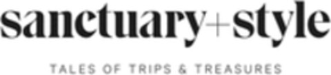 sanctuary+style TALES OF TRIPS & TREASURES Logo (WIPO, 25.08.2021)