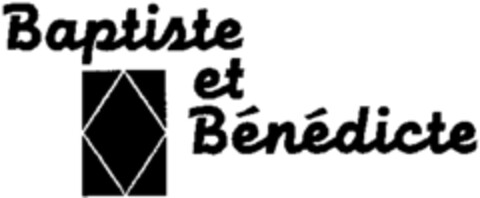 Baptiste et Bénédicte Logo (WIPO, 13.02.1984)