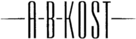 A-B-KOST Logo (WIPO, 12/10/2002)