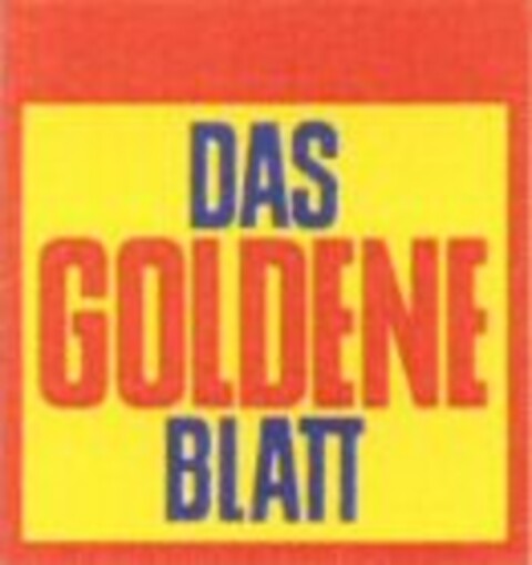 DAS GOLDENE BLATT Logo (WIPO, 29.06.2010)