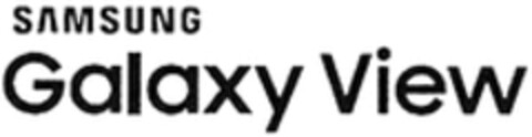 SAMSUNG Galaxy View Logo (WIPO, 02.10.2015)