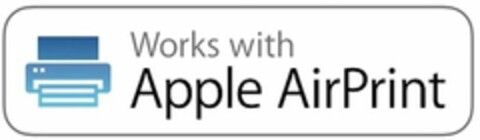 Works with Apple AirPrint Logo (WIPO, 03/09/2016)