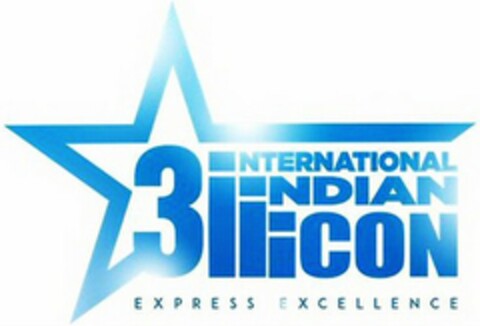 3 INTERNATIONAL INDIAN ICON EXPRESS EXCELLENCE Logo (WIPO, 16.06.2017)