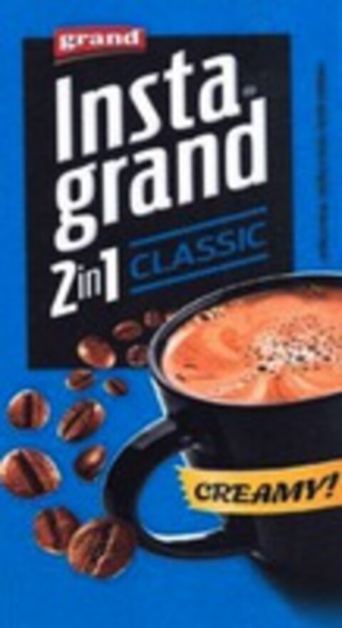 grand Insta grand 2in1 CLASSIC CREAMY! Logo (WIPO, 21.10.2019)