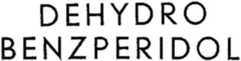 DEHYDRO BENZPERIDOL Logo (WIPO, 06.12.1963)