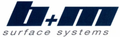 b+m surface systems Logo (WIPO, 13.10.2011)