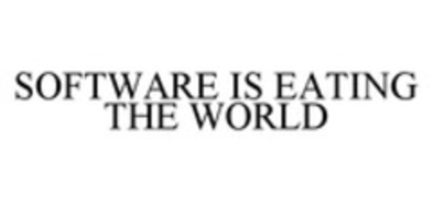 SOFTWARE IS EATING THE WORLD Logo (WIPO, 01/08/2015)