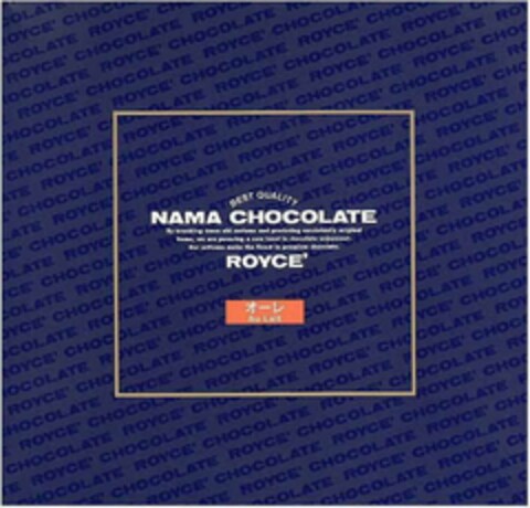 BEST QUALITY NAMA CHOCOLATE ROYCE' Logo (WIPO, 29.05.2015)