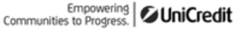 Empowering Communities to Progress. UniCredit Logo (WIPO, 09.05.2022)
