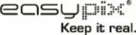 easypix Keep it real. Logo (WIPO, 07/13/2010)