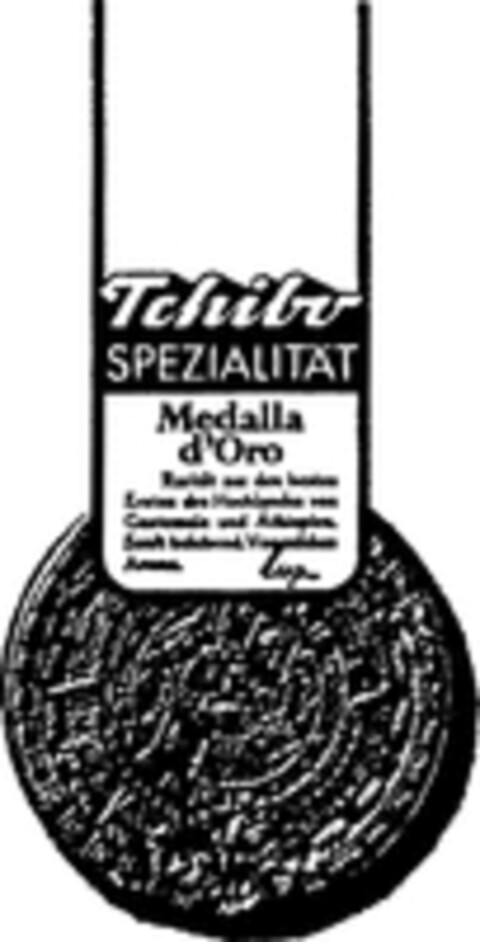 Tchibo Spezialität Medalla d'Oro Logo (WIPO, 12.08.1969)