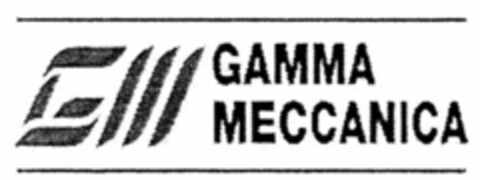 GAMMA MECCANICA Logo (WIPO, 11.12.2007)