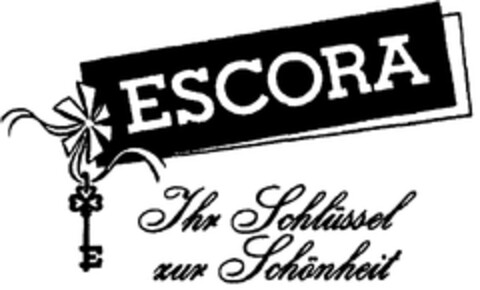 ESCORA Ihr Schlüssel zur Schnönheit Logo (WIPO, 04.12.2009)