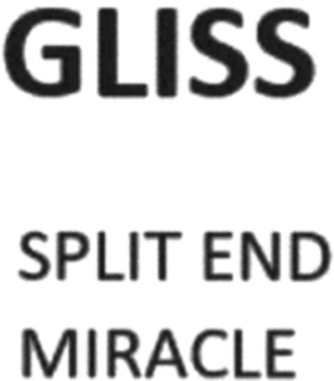 GLISS SPLIT END MIRACLE Logo (WIPO, 31.07.2020)