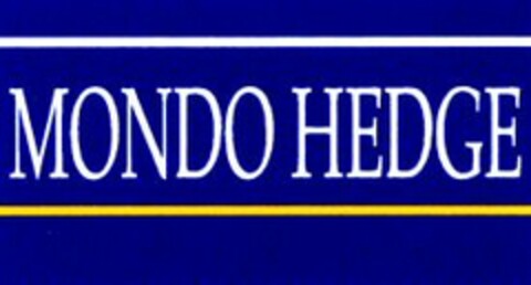 MONDO HEDGE Logo (WIPO, 09.04.2001)