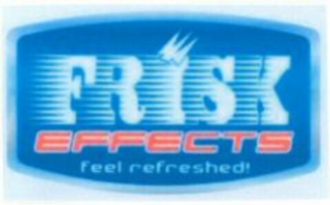 FRISK EFFECTS feel refreshed! Logo (WIPO, 15.02.2006)
