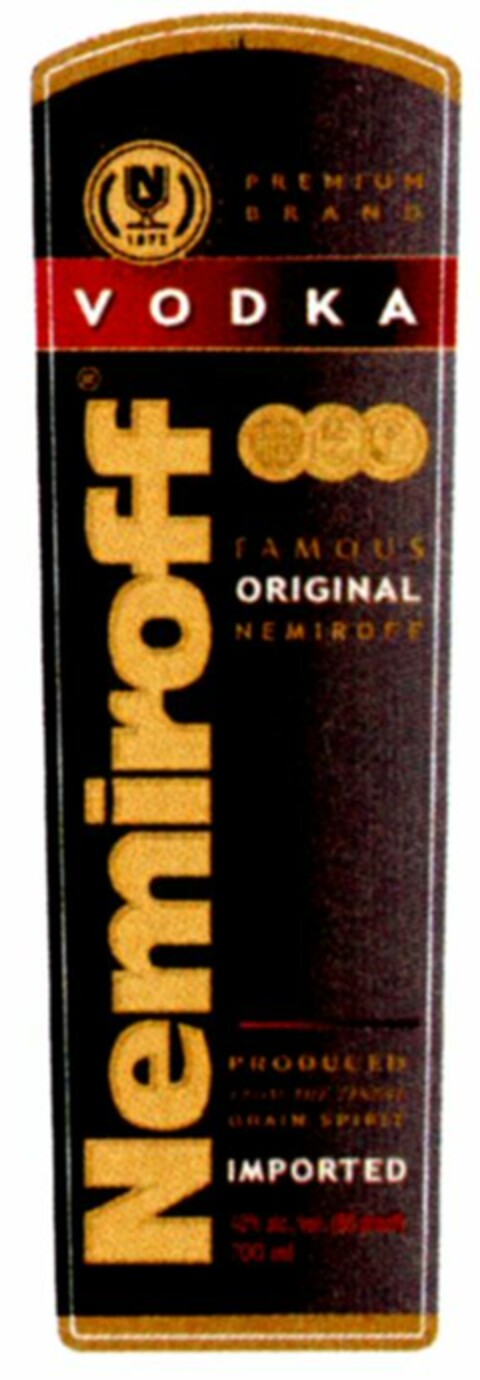 Nemiroff VODKA Logo (WIPO, 02/28/2008)