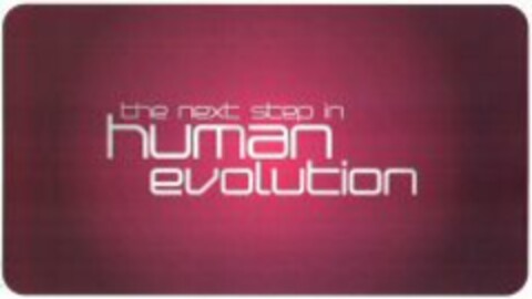 the next step in human evolution Logo (WIPO, 26.02.2009)