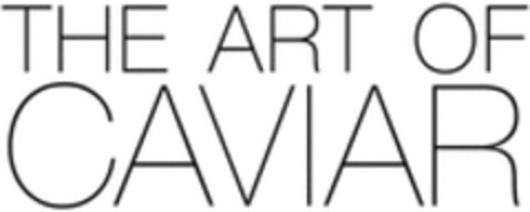 THE ART OF CAVIAR Logo (WIPO, 13.03.2017)