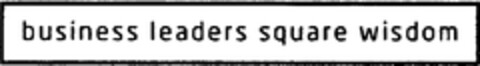 business leaders square wisdom Logo (WIPO, 14.03.2018)