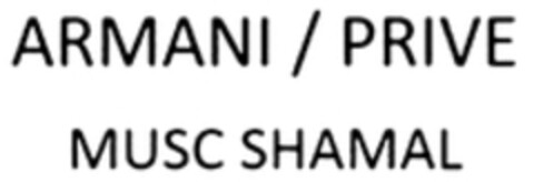 ARMANI / PRIVE MUSC SHAMAL Logo (WIPO, 21.09.2018)