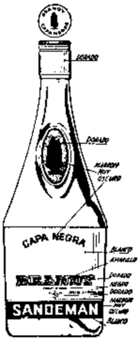 BRANDY SANDEMAN Logo (WIPO, 17.09.1980)