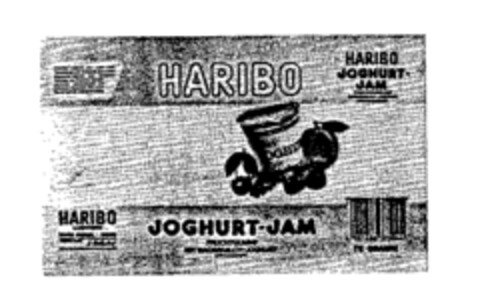 HARIBO JOGHURT-JAM Logo (WIPO, 21.01.1988)