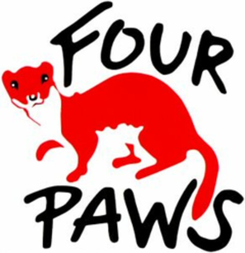 FOUR PAWS Logo (WIPO, 06/15/2001)