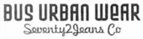 BUS URBAN WEAR Seventy2years Co Logo (WIPO, 09.08.2007)