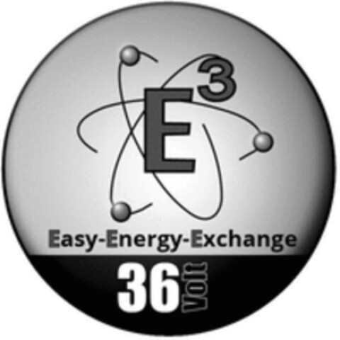 E³ Easy-Energy-Exchange 36 Volt Logo (WIPO, 05.03.2018)