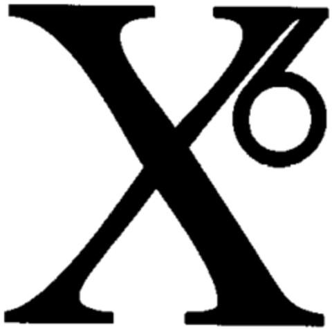 X6 Logo (WIPO, 11.10.2000)