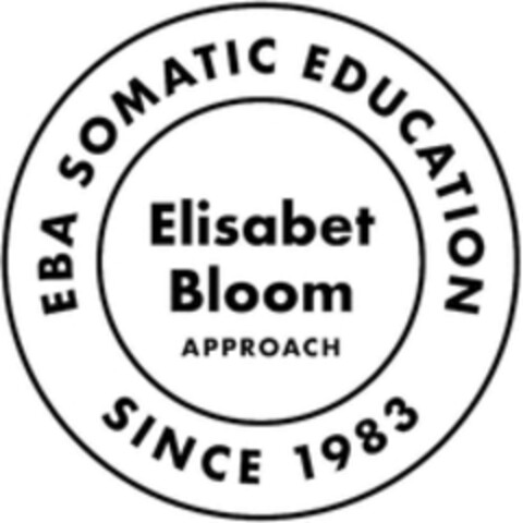 EBA SOMATIC EDUCATION Elisabet Bloom APPROACH SINCE 1983 Logo (WIPO, 05.02.2020)