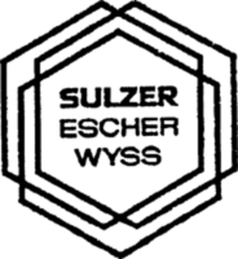 SULZER ESCHER WYSS Logo (WIPO, 08/13/1968)