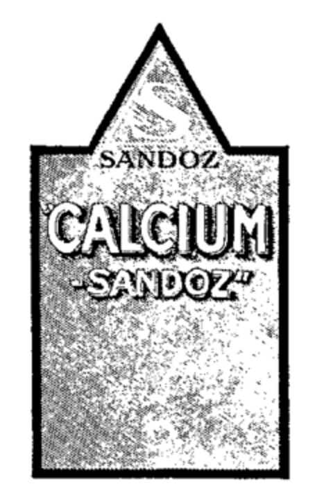 CALCIUM SANDOZ Logo (WIPO, 18.07.1947)