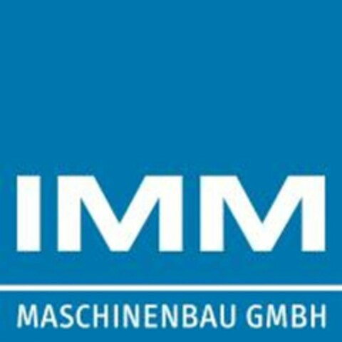 IMM MASCHINENBAU GMBH Logo (WIPO, 16.06.2018)