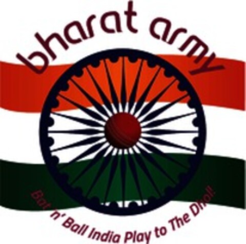 bharat army Bat 'n' Ball India Play to The Dhol! Logo (WIPO, 11.03.2019)