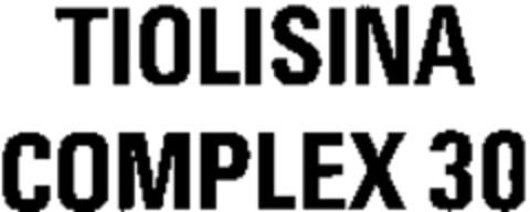 TIOLISINA COMPLEX 30 Logo (WIPO, 06.02.1981)