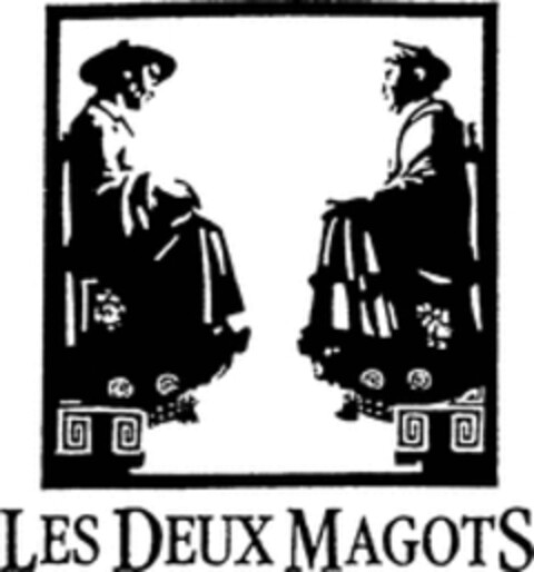 LES DEUX MAGOTS Logo (WIPO, 12/23/1988)