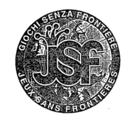 JSF JEUX SANS FRONTIERES GIOCHI SENZA FRONTIERE Logo (WIPO, 07/02/1990)