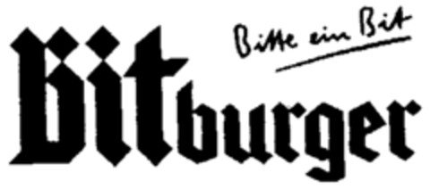 Bitburger Bitte ein Bit Logo (WIPO, 11.11.1993)