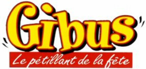 "Gibus" Le pétillant de la fête Logo (WIPO, 23.03.2000)