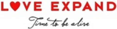 LOVE EXPAND Time to be alive Logo (WIPO, 05.12.2017)