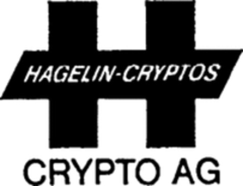 H HAGELIN-CRYPTOS CRYPTO AG Logo (WIPO, 16.08.1977)