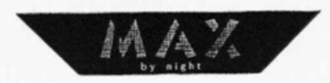 MAX by night Logo (WIPO, 01/25/1993)