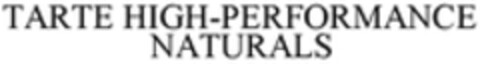 TARTE HIGH-PERFORMANCE NATURALS Logo (WIPO, 22.03.2019)