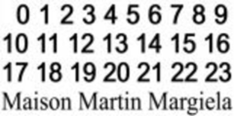 0 1 2 3 4 5 6 7 8 9 10 11 12 13 14 15 16 17 18 19 20 21 22 23 Maison Martin Margiela Logo (WIPO, 31.03.2009)