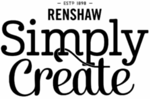 RENSHAW Simply Create ESTD 1898 Logo (WIPO, 12/20/2016)